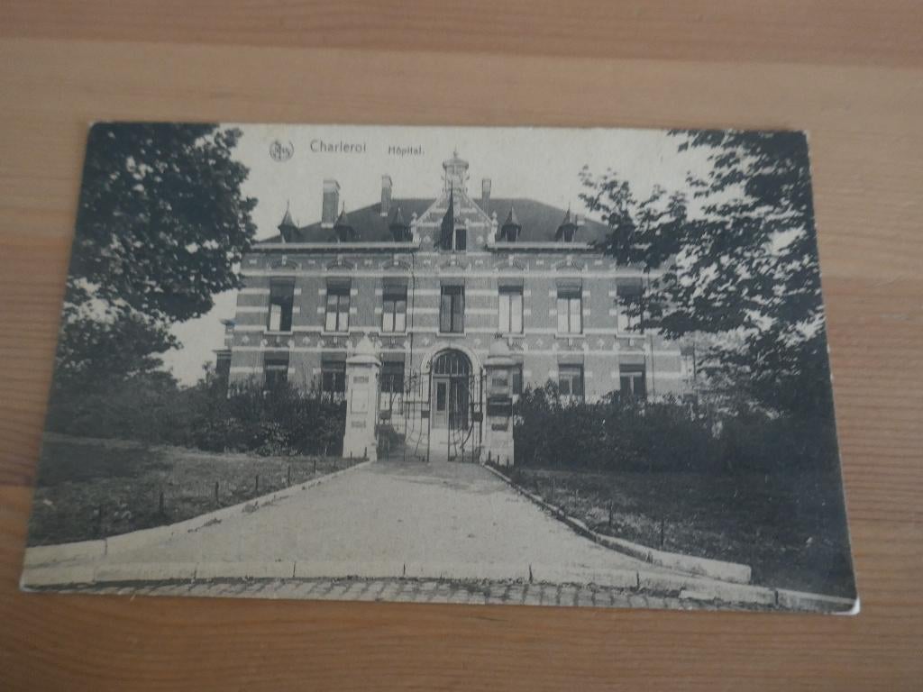 charleroi hôpital, Verzenden, Ongelopen, Henegouwen