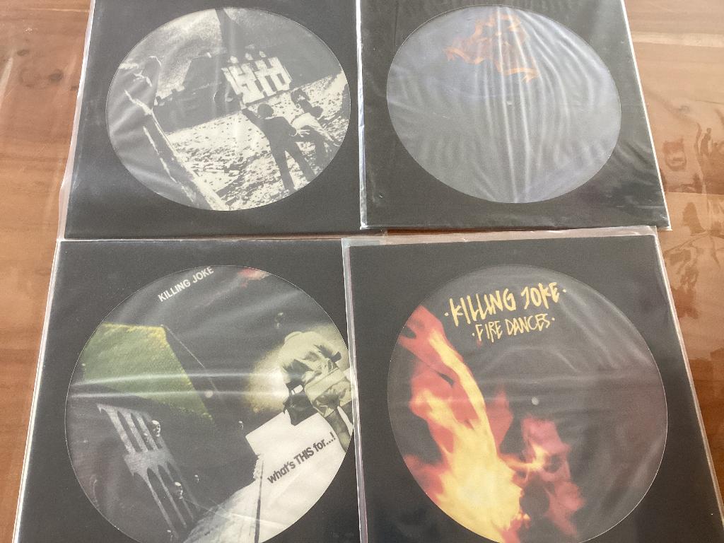Lot de 4 eerste killing Joke lp’s op picture disc, Cd's en Dvd's, Vinyl | Rock, Picture disc, Ophalen of Verzenden, Gebruikt