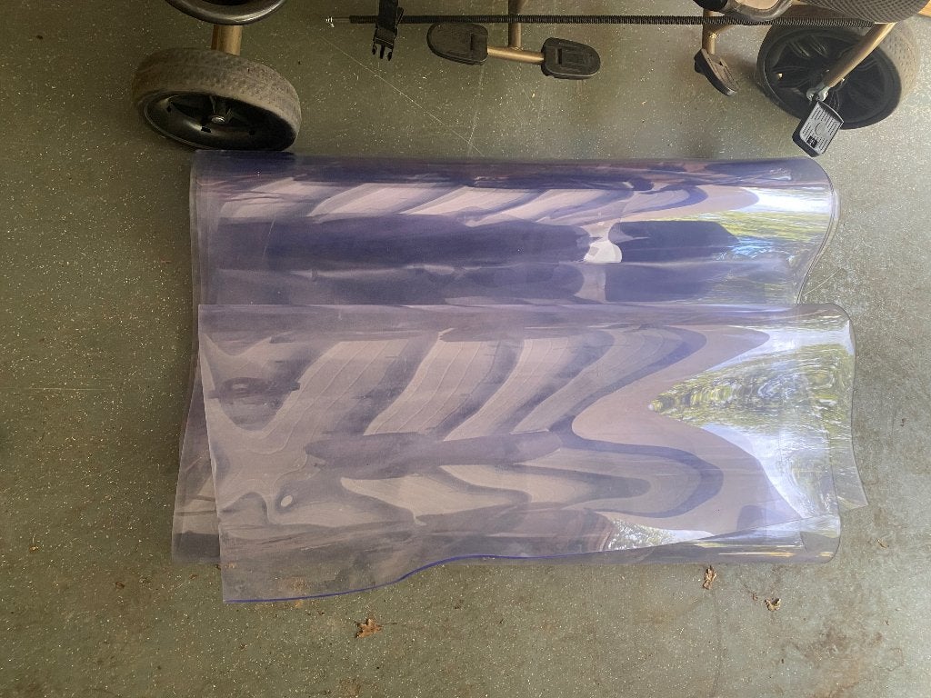 zwaar transparant PVC, Ophalen, Zo goed als nieuw, Minder dan 5 m², Overige typen