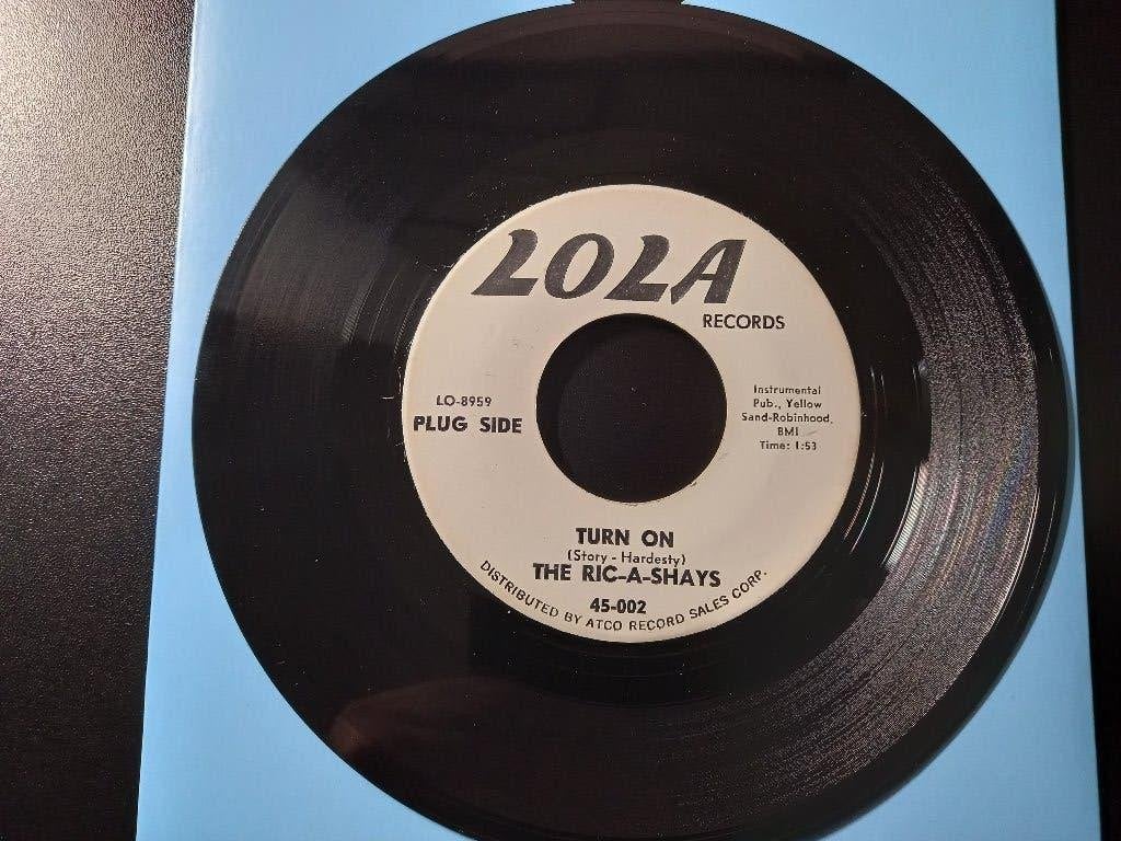 The Ric-A-Shays ‎– Turn On / Groovy '7  Rock , Tittyshaker ", Overige genres, 7 inch, Ophalen of Verzenden, Overige typen