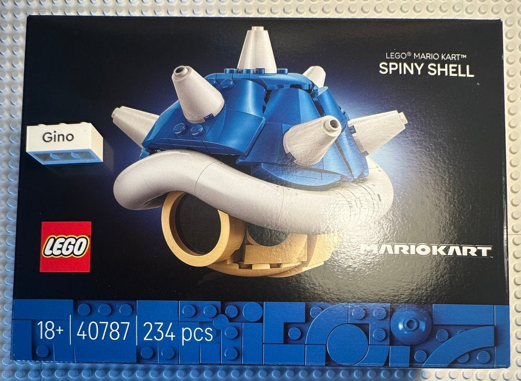 LEGO Super Mario Mario Kart - Spiny Shell (40787), Neuf, Lego, Ensemble complet, Pièces supplémentaires incluses