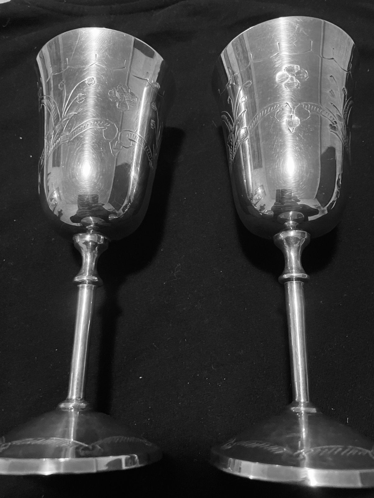 Zilver wijn bekers, Antiek en Kunst, Ophalen, Zilver