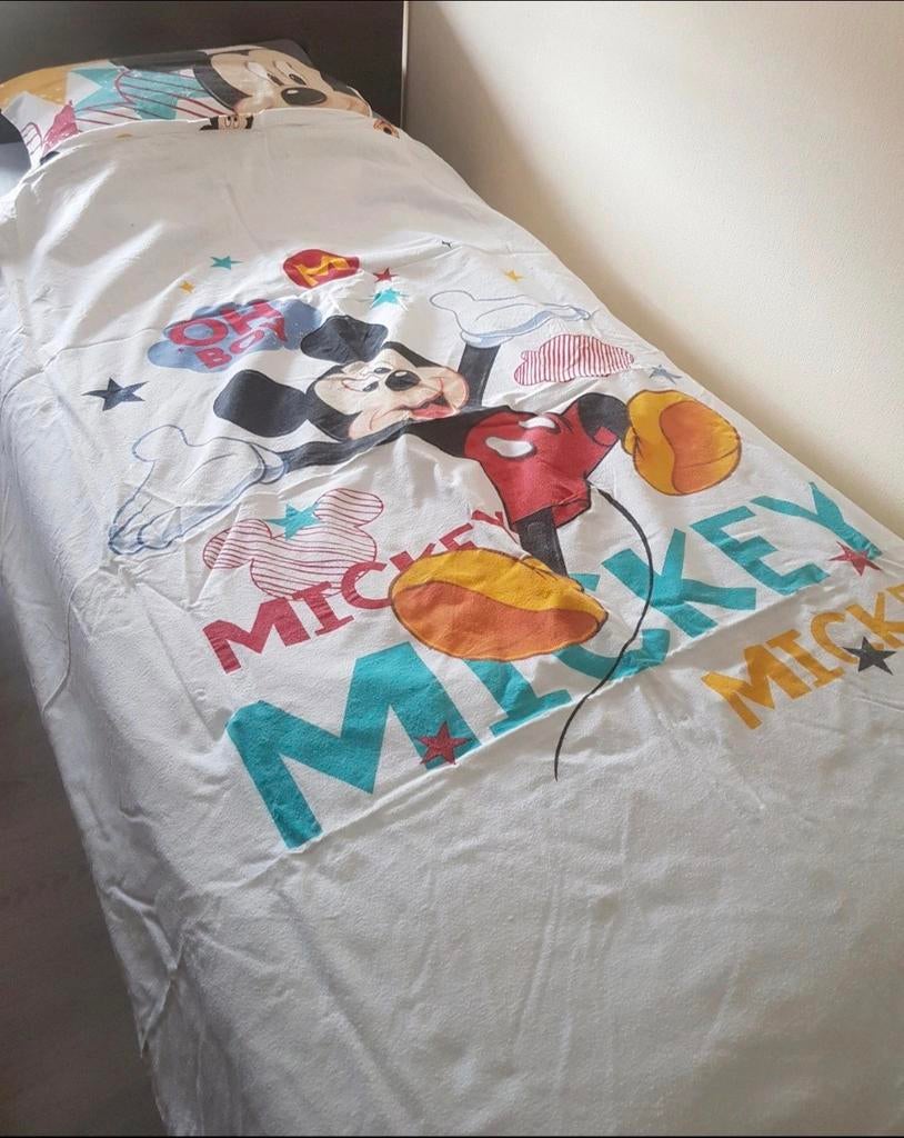 Dekbedovertrek flanel Mickey Mouse, Ophalen of Verzenden, Dekbedovertrek