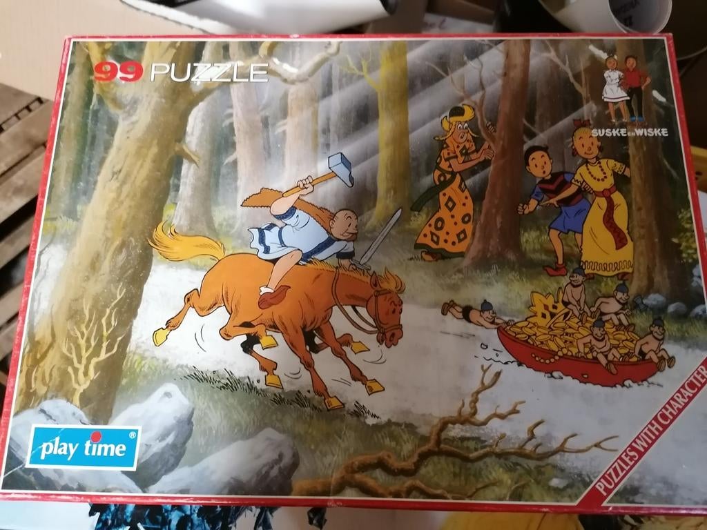 Puzzel Suske en wiske, Verzenden