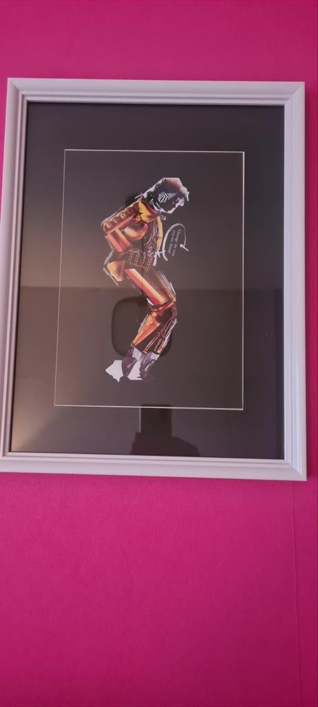 Michael Jackson dessin encadré, Maison & Meubles, Enlèvement ou Envoi, Comme neuf