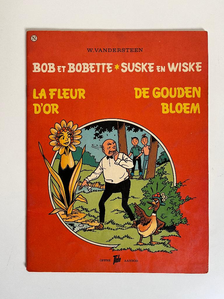 Bob et Bobette - La Fleur d'or / De gouden bloem  - 1974, Envoi, Willy Vandersteen