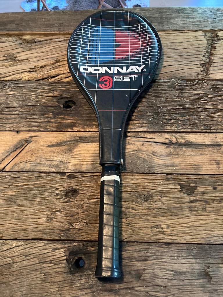 Vintage Tennis racket Donnay 3 Set Medium carbonfiber, Sport en Fitness, Ophalen of Verzenden, Racket