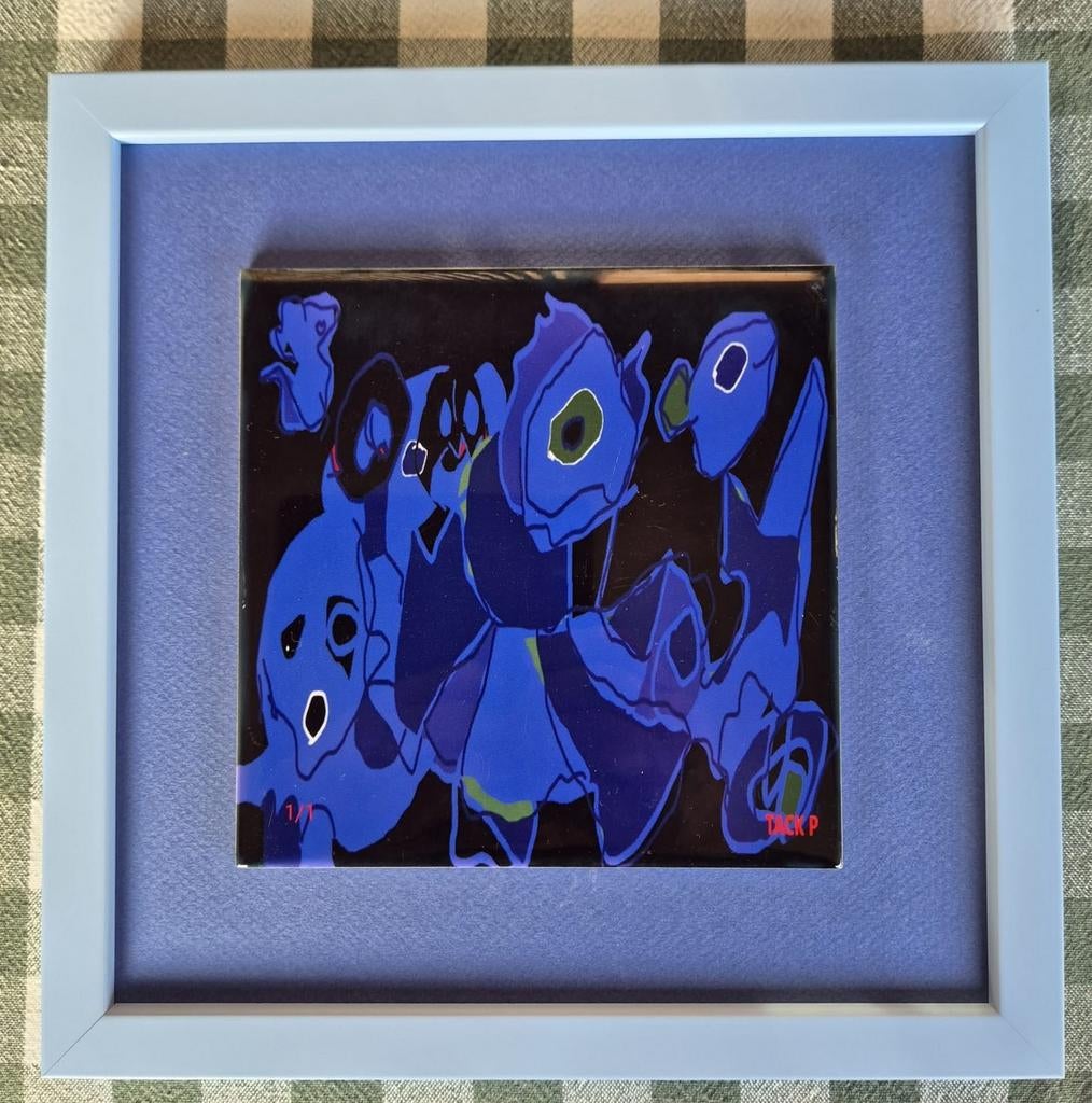 Blauwe spookjes., Antiek en Kunst, Ophalen of Verzenden