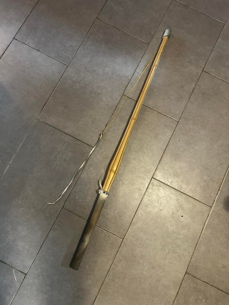 Shinai kendo zwaard training Japans 121 cm leder en bamboe, Ophalen of Verzenden, Zo goed als nieuw, Kendo