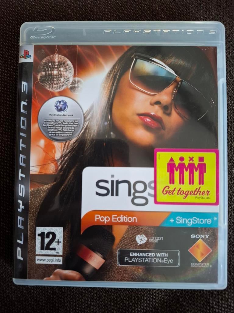 PS3 Singstar Pop edition (compleet), Ophalen of Verzenden, Zo goed als nieuw