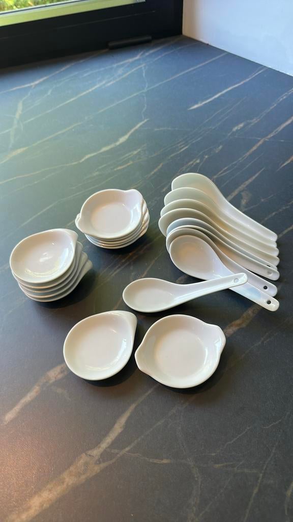 Schaaltjes voor mini-hapjes of aperitiefhapjes, Ophalen, Gebruikt