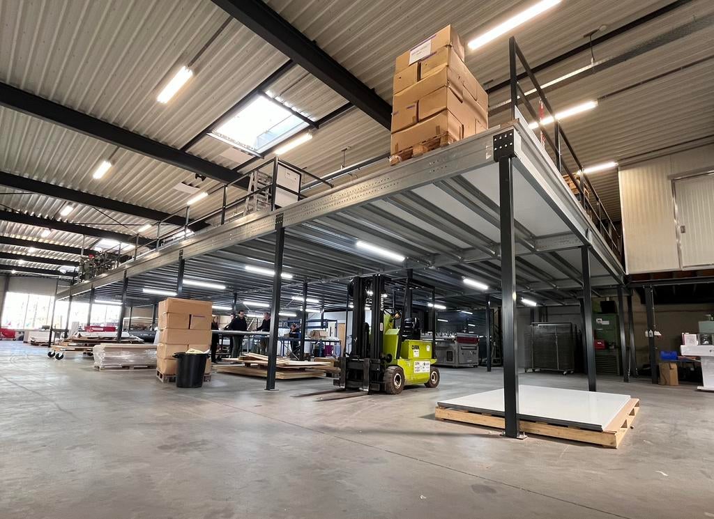 Entresolvloeren specialist profima goedkoopste van belgie, Zakelijke goederen, Kantoor en Winkelinrichting | Magazijn, Stelling en Opslag