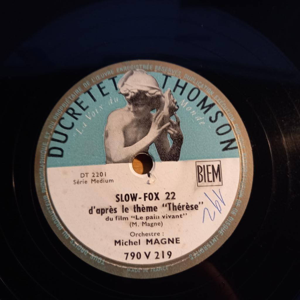 Michel Magne ‎– Lent - Fox 22 / Lent  34 - 10" 78 RPM, Enlèvement ou Envoi, Comme neuf, 10 pouces