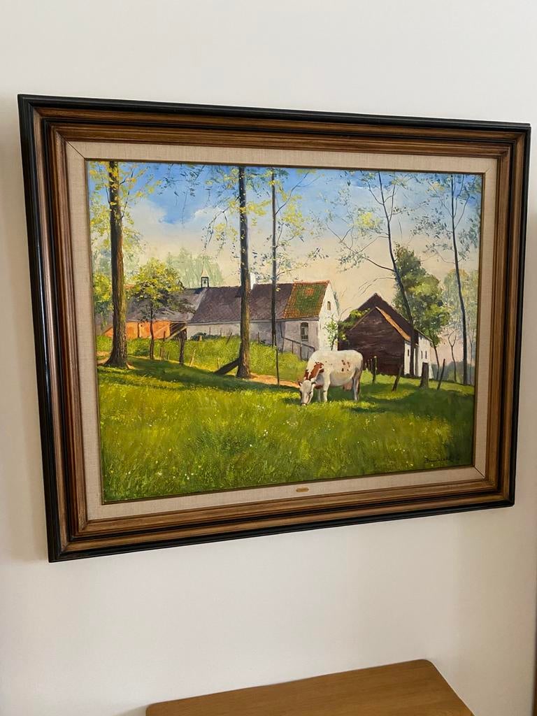 Schilderij van Jean Mulders, Antiek en Kunst, Ophalen