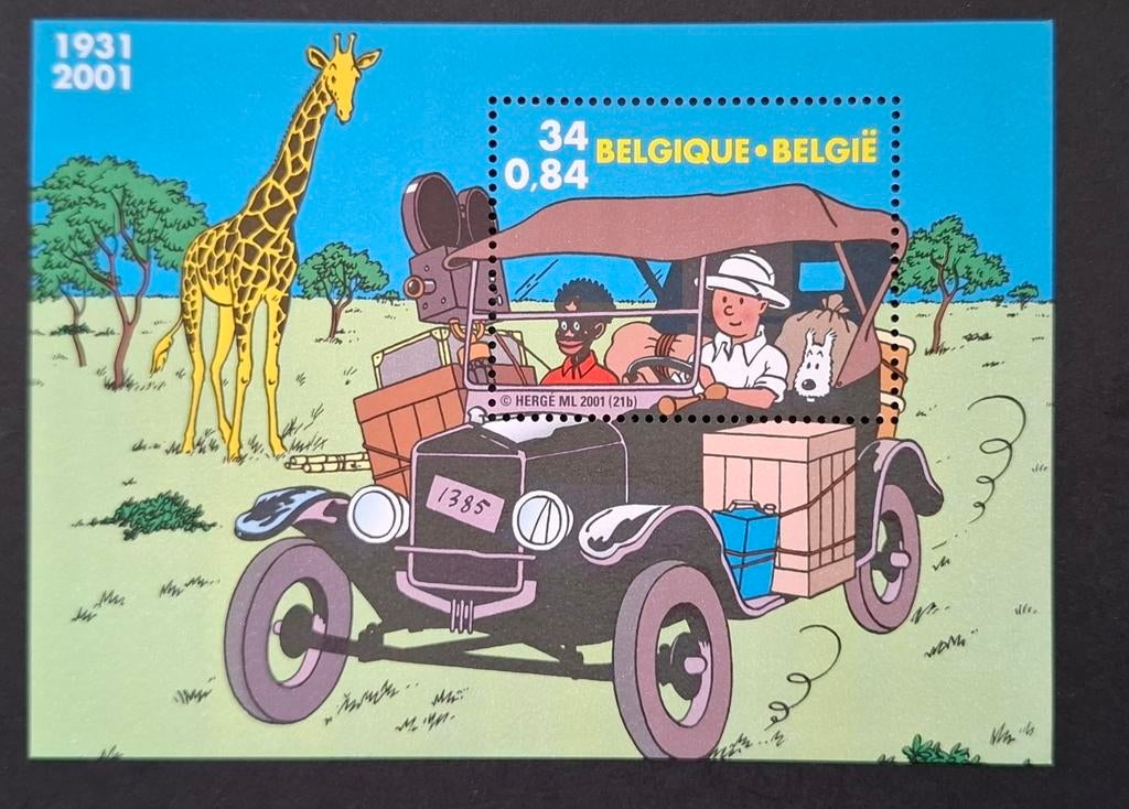 Belgique : COB 3049-BL93 ** Tintin 2001., Timbres & Monnaies, Sans timbre, Neuf, Enlèvement ou Envoi, Non oblitéré