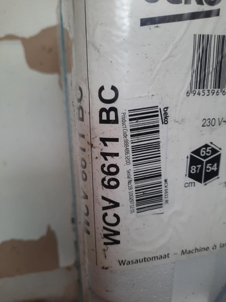 Gloednieuw, nog verpakt wasmachine te koop., Elektronische apparatuur, Wasmachines, Ophalen, Nieuw