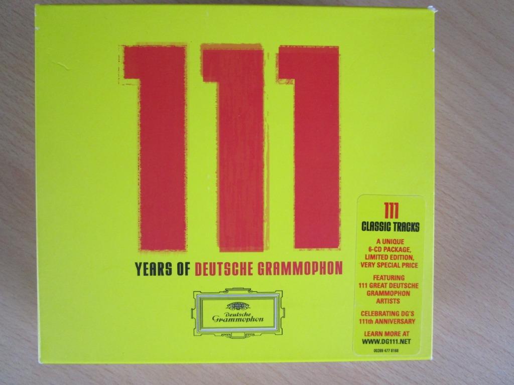 111 YEARS OF DEUTSCHE GRAMMOPHON  (6 CD BOX), Cd's en Dvd's, Ophalen of Verzenden, Romantiek, Zo goed als nieuw, Overige typen
