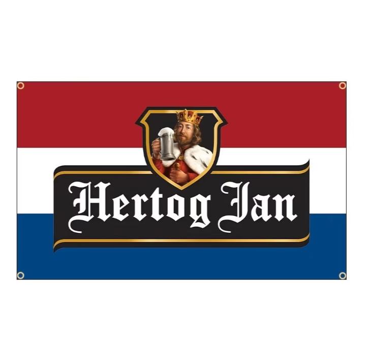 Grote vlaggen Hertog Jan (150x90cm), Ophalen of Verzenden, Nieuw