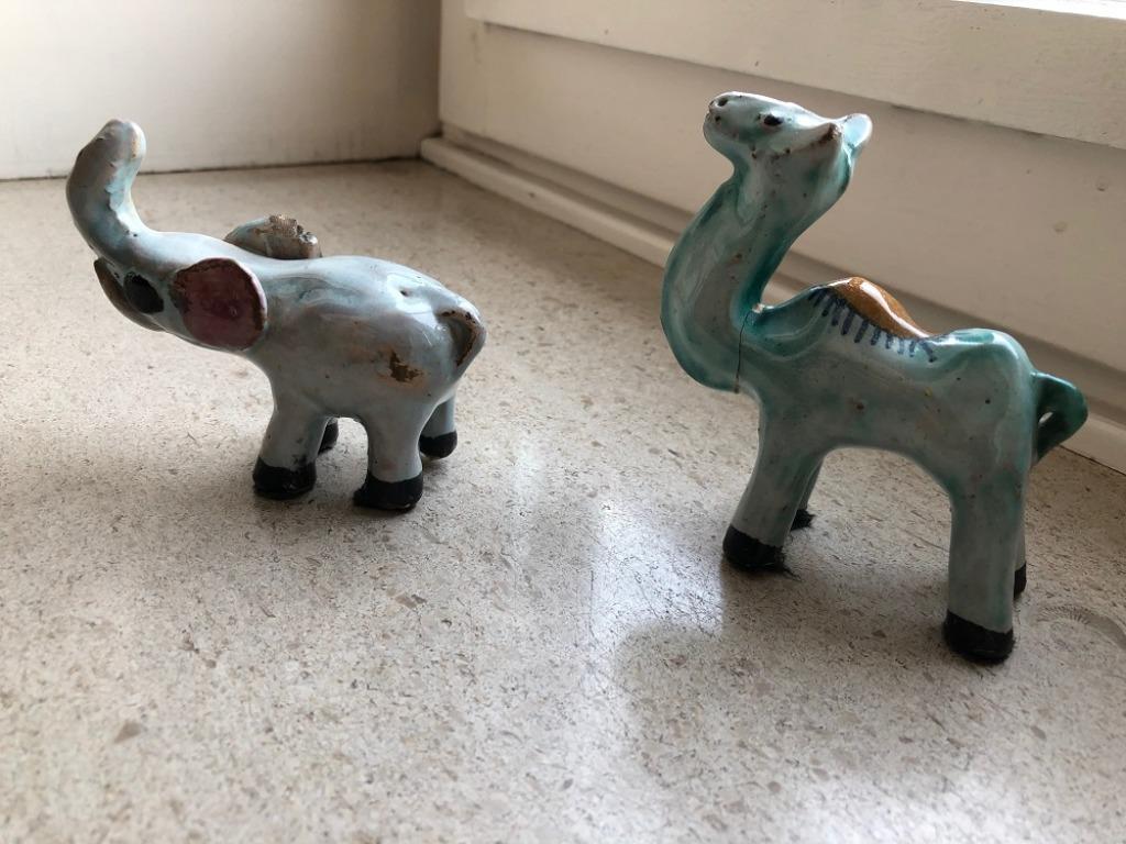 Olifant en giraf, Ophalen of Verzenden, Zo goed als nieuw