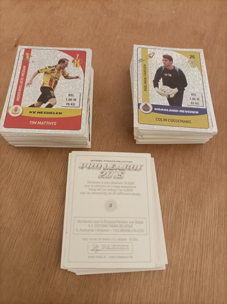 Panini pro league 2015 , 238 verschillende stickers, Ophalen of Verzenden, Zo goed als nieuw