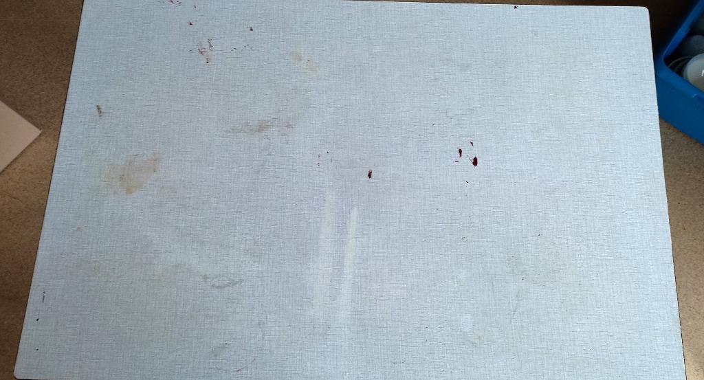 Table vintage en formica, à restaurer (ou pour atelier), Enlèvement