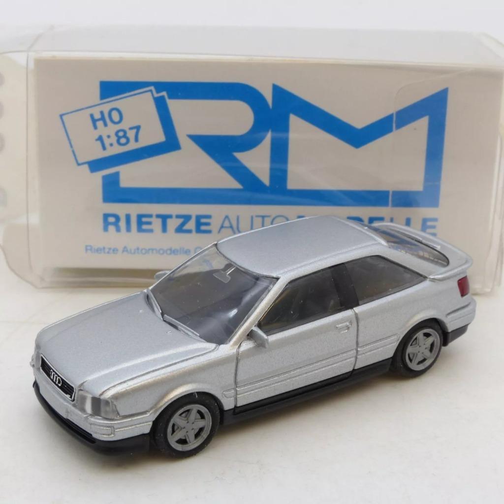 1:87 Rietze Audi Coupe S2 metallic silver, Hobby & Loisirs créatifs, Voitures miniatures | 1:87, Comme neuf, Voiture, Rietze, Enlèvement ou Envoi