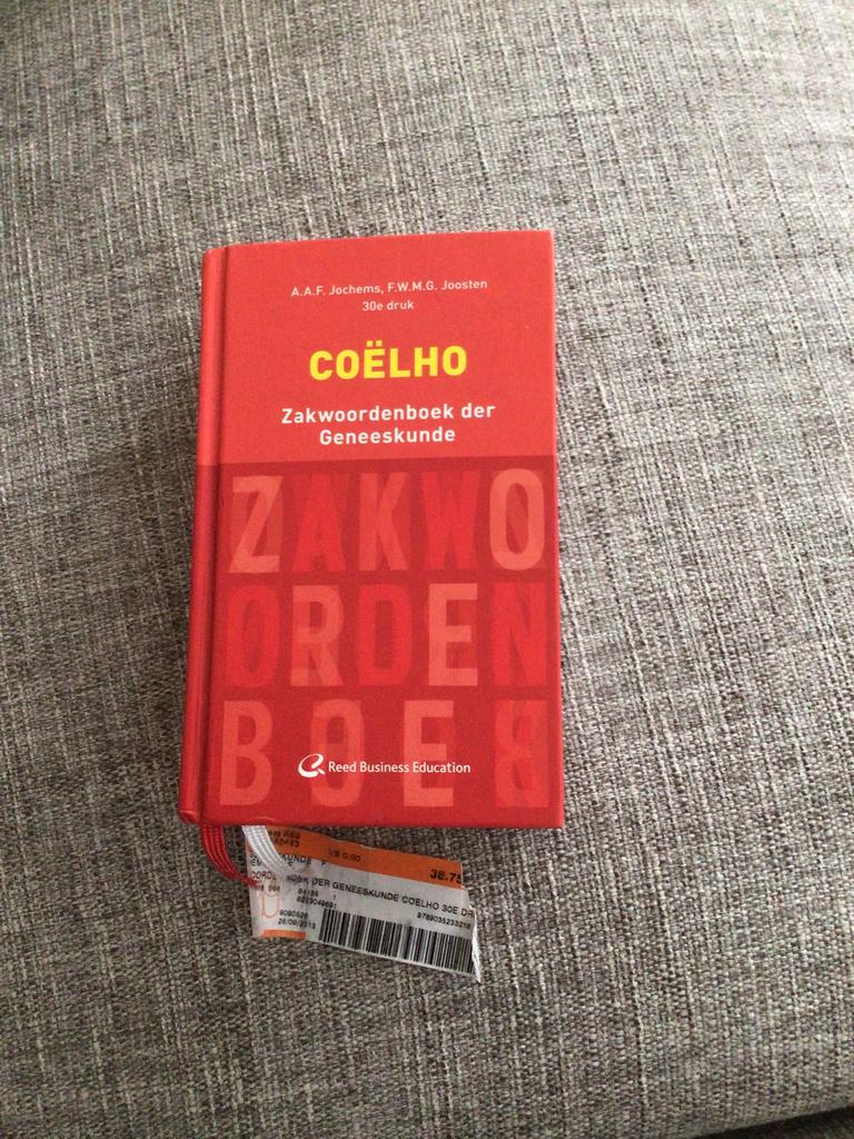 A.A.F. Jochems - Coelho zakwoordenboek der geneeskunde, Boeken, Ophalen, Zo goed als nieuw, A.A.F. Jochems; F.W.M.G. Joosten