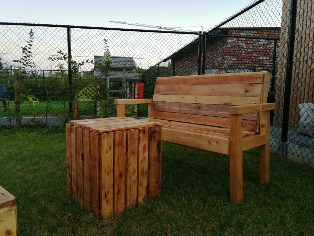 Loungeset en zitbank op maat gemaakt, Tuin en Terras, Tuinsets en Loungesets, Nieuw, Loungeset, Bank, Hout