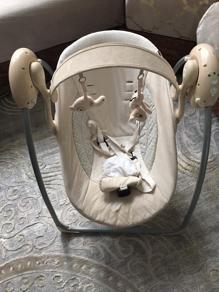 Balancelle bébé, Autres marques, Comme neuf, Enlèvement, Avec ceinture(s)