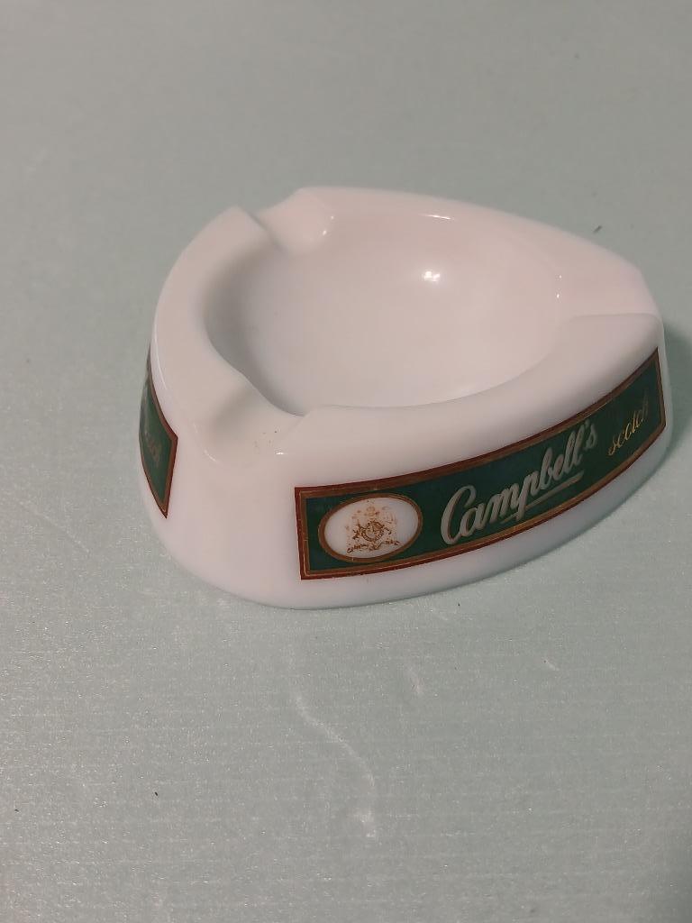 Vintage Schotse driehoekige asbak van Campbell's in perfecte, Ophalen of Verzenden, Zo goed als nieuw, Asbak