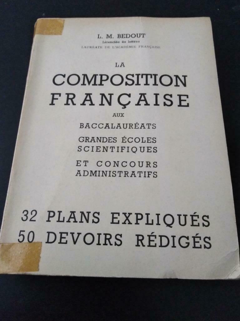 La composition française aux baccalauréats, L. M. Bedout, Ophalen of Verzenden, Gelezen