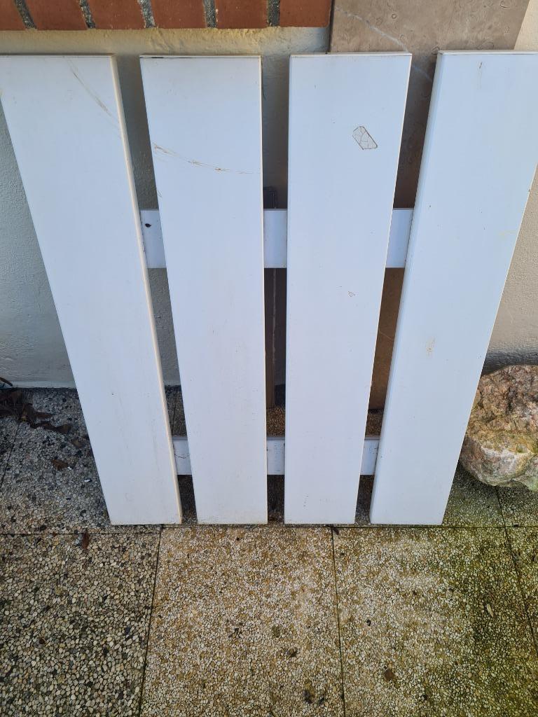 Barrieres ou Portillon en PVC blanc, Enlèvement, Utilisé, Autres matériaux, Porte du jardin