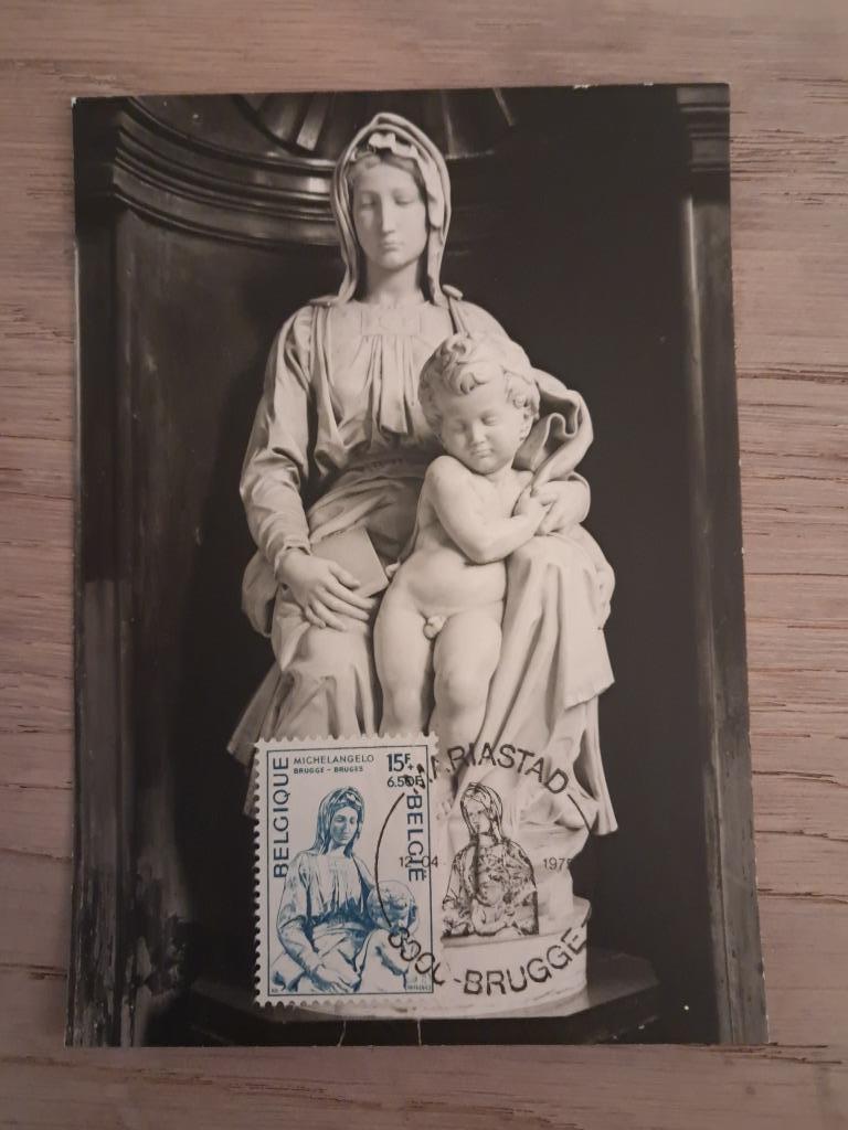 Postkaart met OBP 1761, eerste dag stempel 12/04/1975, Met stempel, Ophalen of Verzenden, Gestempeld, 1e dag stempel