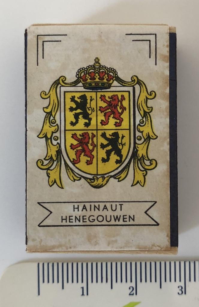 Oud luciferdoosje provincie Hainaut/Henegouwen, Enlèvement ou Envoi, Neuf, Boîtes ou marques d'allumettes