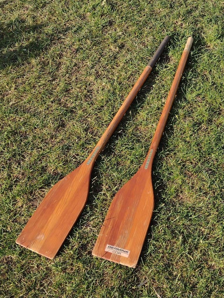 Vintage roeispanen DDR, Watersport en Boten, Ophalen of Verzenden, Gebruikt