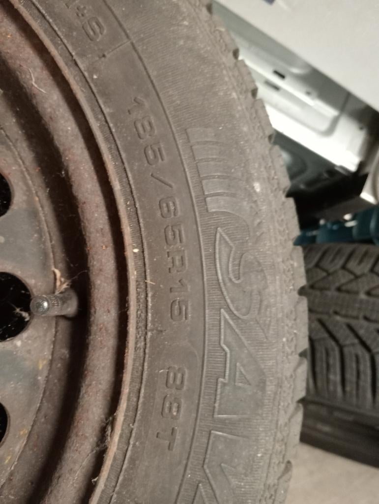 velgen met winterbanden, Auto-onderdelen, Ophalen, Gebruikt, 15 inch, Banden en Velgen