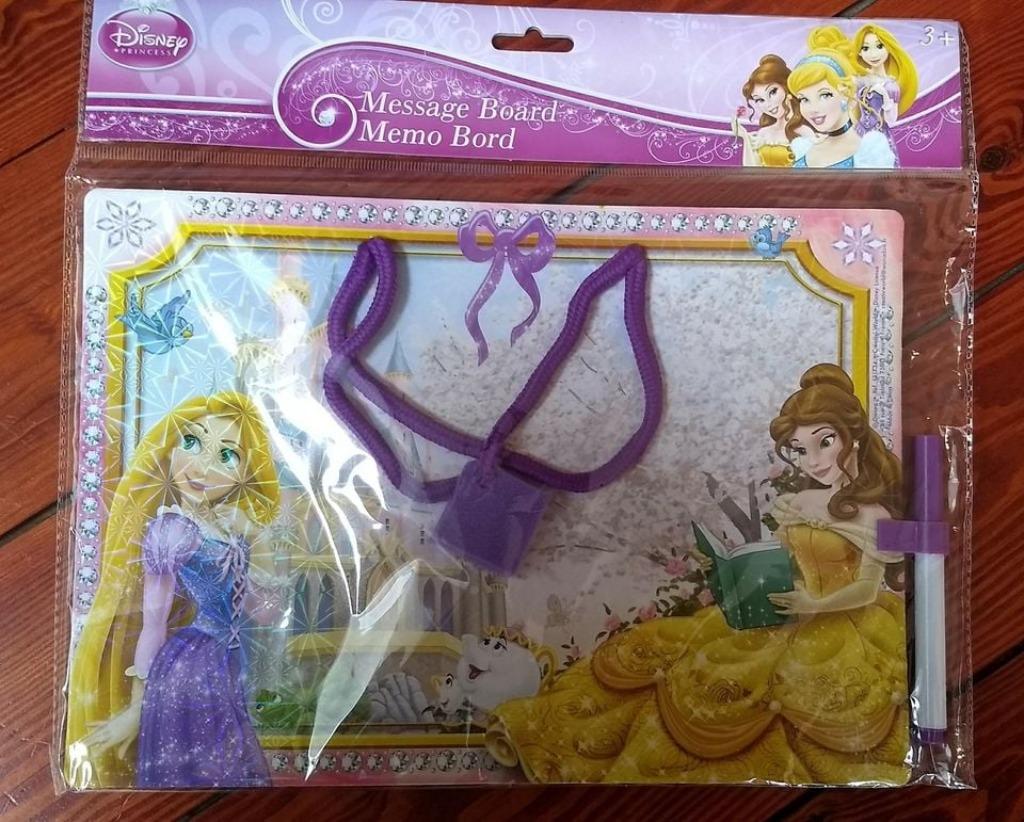 Neuf sous cellophane : Tableau mémo ardoise Disney Princesse, Enlèvement ou Envoi