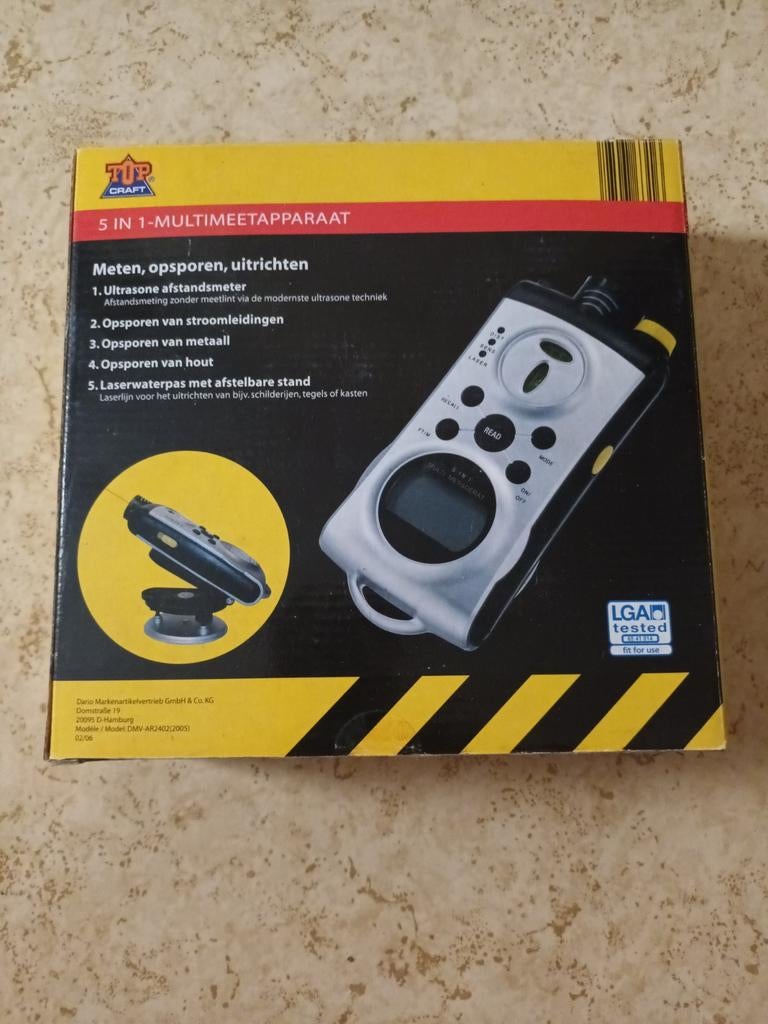 Laserwaterpas, Doe-het-zelf en Bouw, Ophalen, Nieuw