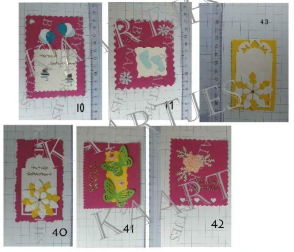 handgemaakte kaarten baby verjaardag kado beterschap feest, Ophalen of Verzenden, Nieuw