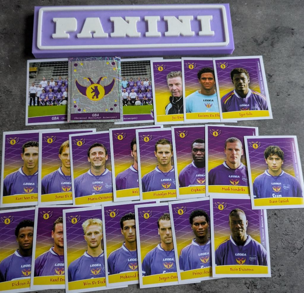 Panini football 2006 21X GERMINAL BEERSCHOT voetbal stickers, Verzenden, Nieuw