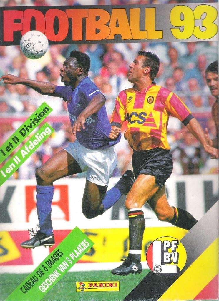 LIVRE D'AUTOCOLLANTS PANINI - FOOTBALL 93 - COMPLET, Enlèvement, Utilisé, Album d'images