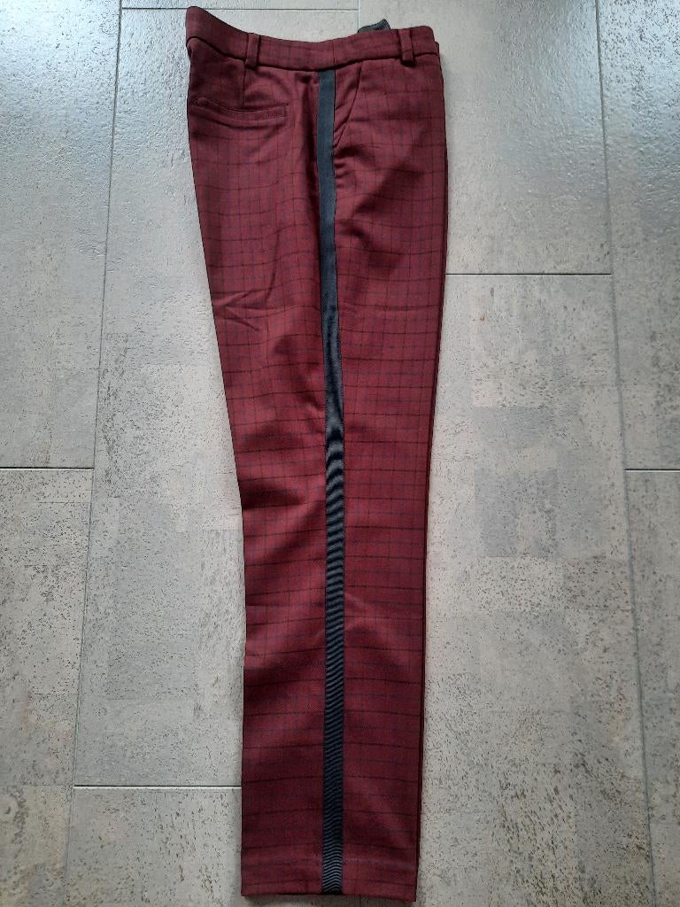 Bordeaux 7/8 broek CKS, maat 38, Kleding | Dames, Broeken en Pantalons, Maat 38/40 (M), Overige kleuren, Ophalen of Verzenden
