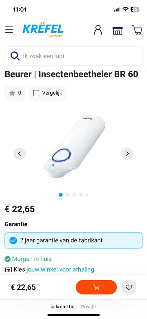 Beurer | Insectenbeetheler BR 60 nieuw