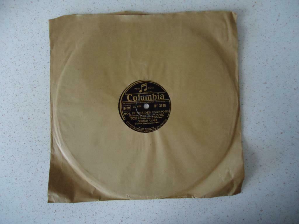 78 Toeren / LP "Georges Ulmer"  Hotel Des Artistes anno 1947, Enlèvement ou Envoi, Utilisé, 10 pouces