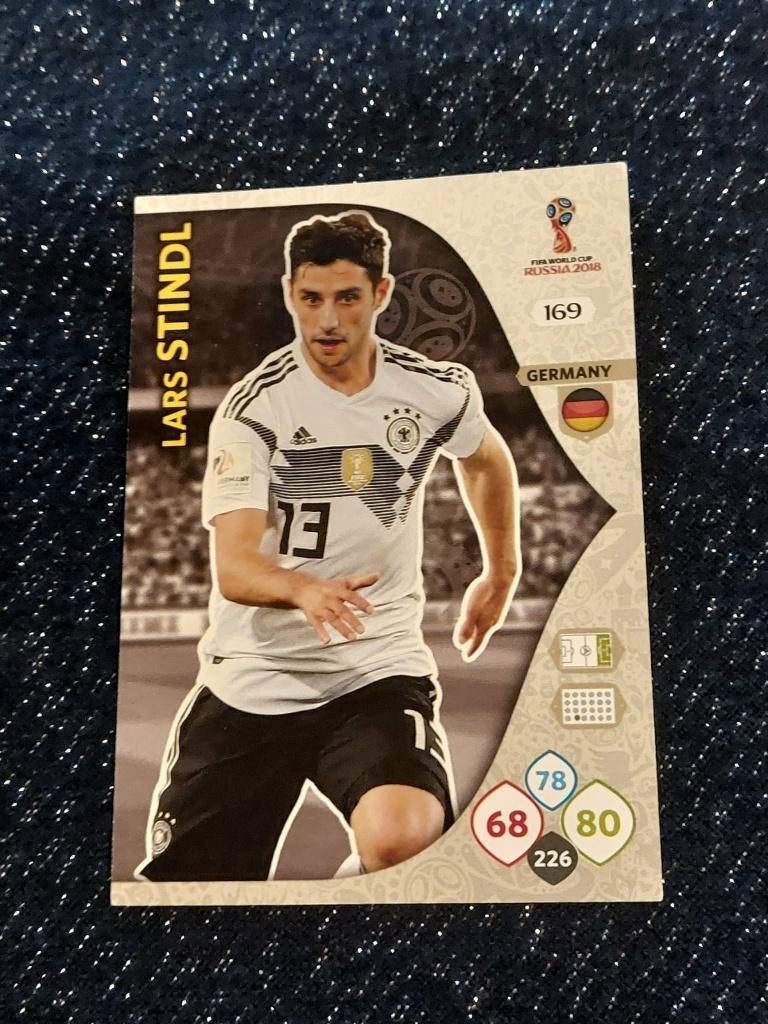 Voetbalkaart/Panini/Lars Stindl/Duitsland/WK 2018, Envoi, Comme neuf, Cartes de joueur