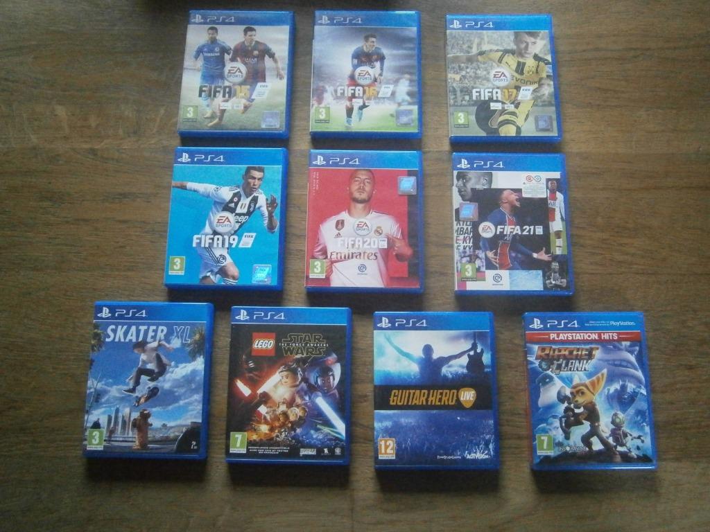 9 Playstation 4 games, 3 joueurs ou plus, Enlèvement ou Envoi, Comme neuf, À partir de 3 ans