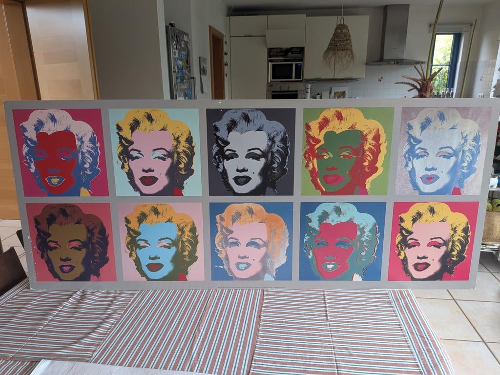 10 Marylin Monroe de Andy Warhol pop art, Hobby & Loisirs créatifs, Enlèvement, Décoration
