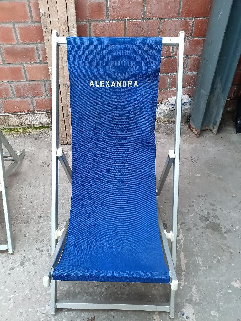Strandstoelen, Ophalen, Zo goed als nieuw, Aluminium, Verstelbaar