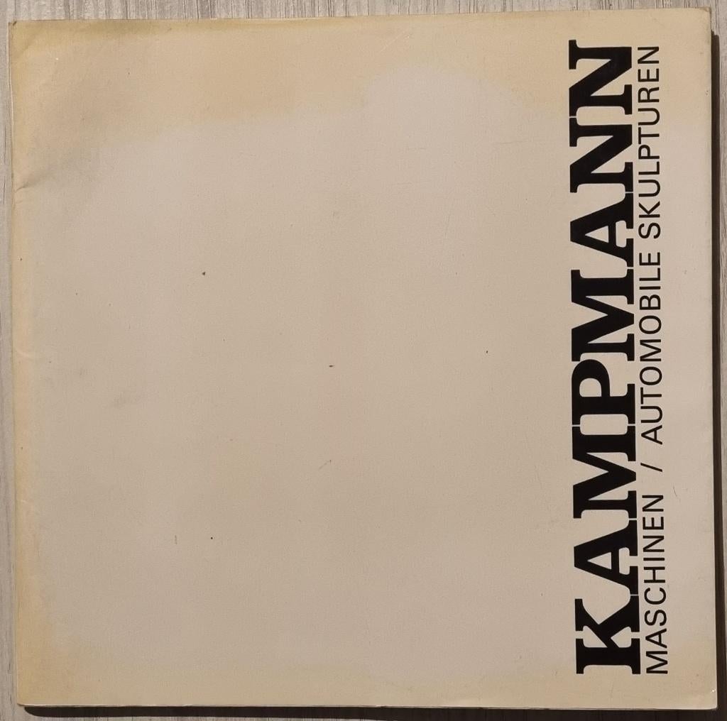 Kampmann - Maschinen / Automobile Skulpturen - 1969, Ophalen of Verzenden, Zo goed als nieuw, Umbro Apollonio