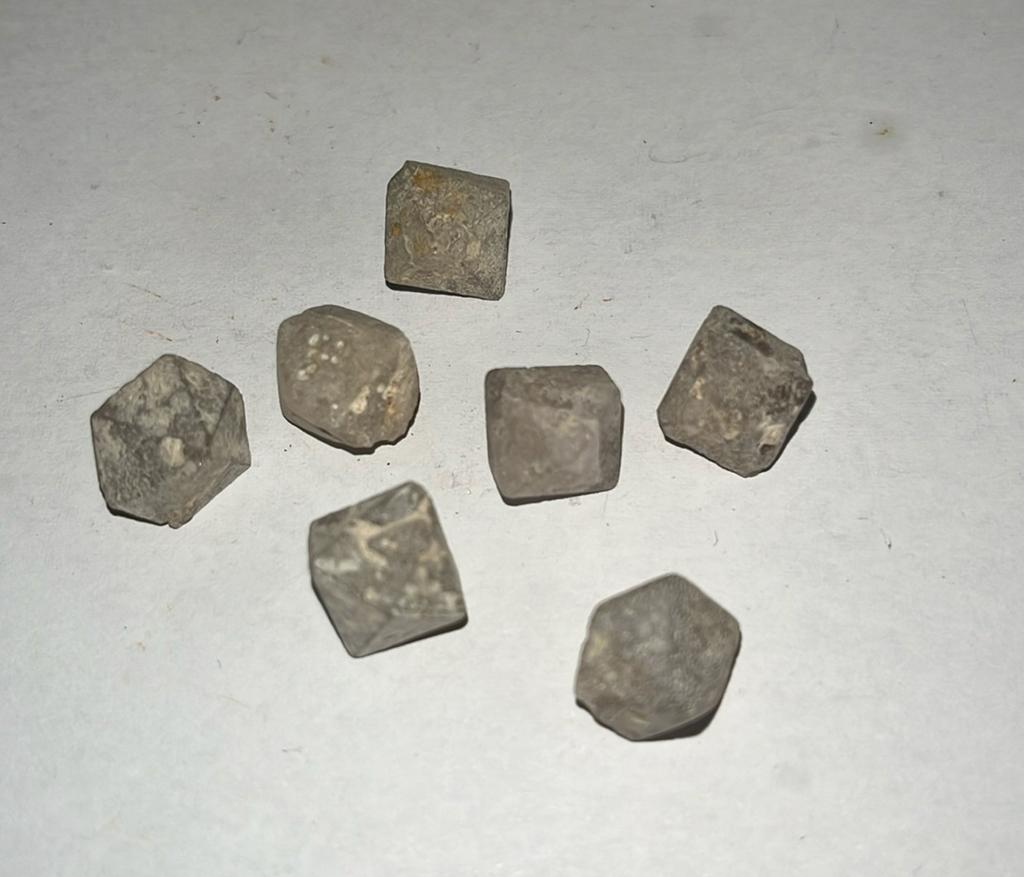 7 x Beta Kwarts of Javaanse Diamanten - 12gram totaal, Ophalen of Verzenden, Nieuw